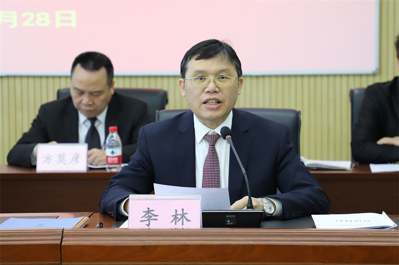 公司黨委書(shū)記、董事長(zhǎng)李林作2022年度工作布置（拍攝：焦洋）.jpg